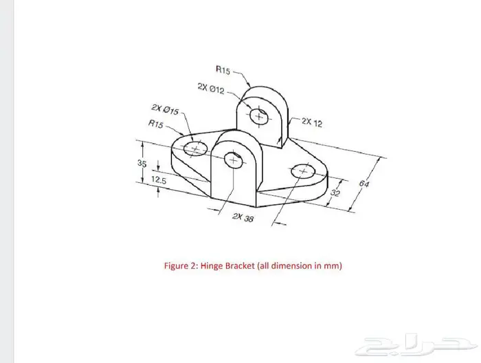 رسم هندسي دراونق لكلية الجبيل بالجبيل الصناعية 8