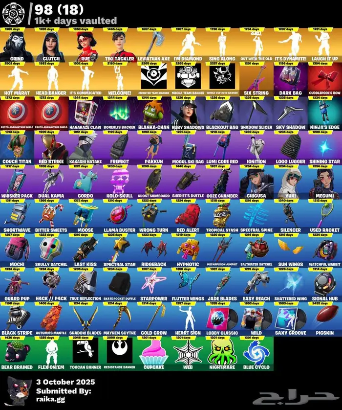 حساب فورت نايت حفل ملكي 5