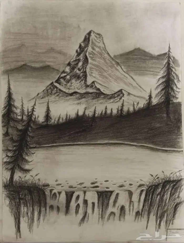 الرسم بقلم الرصاص يدويا 0