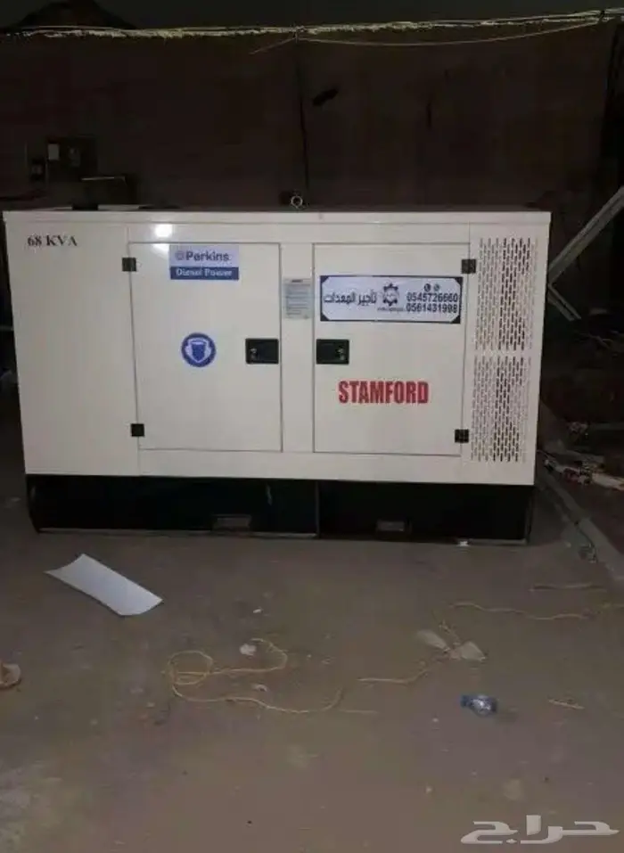 ايجار مولد كهرباء 70 كيلو 0