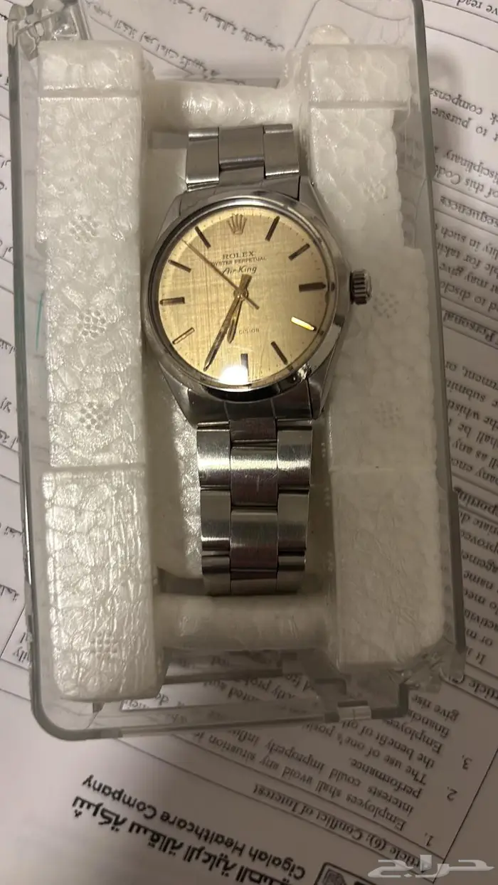 للبيع  ساعة رولكس Rolex Air-King أصلية ونادرة 1