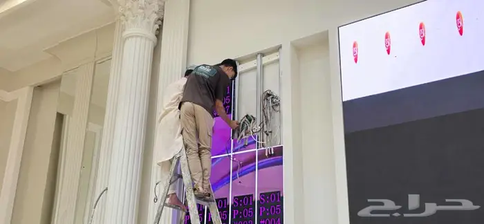 شاشات عرض LED ثابتة للمحلات والإعلانات   تركيب وضمان 9