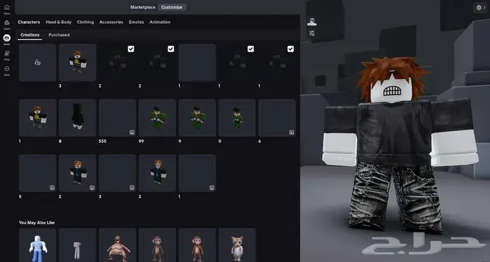 للبيع حساب روبلوكس 0
