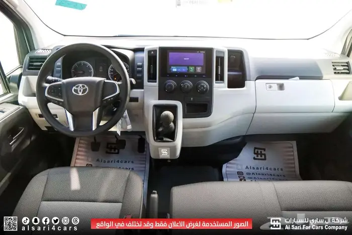 تويوتا هايس بضاعة سقف عالي بنزين 2025 إقساط بنوك وشركات 20