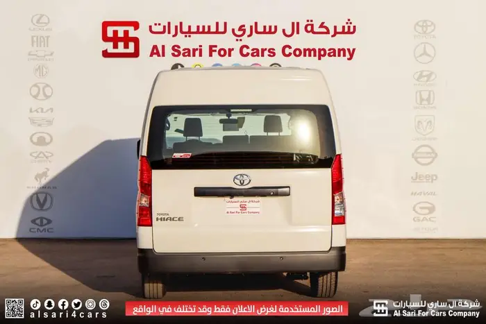 تويوتا هايس بضاعة سقف عالي ديزل 2025 9