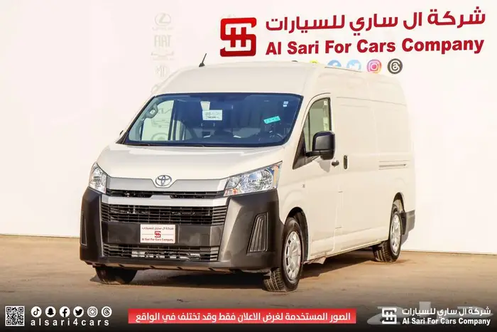 تويوتا هايس بضاعة سقف عالي ديزل 2025 7