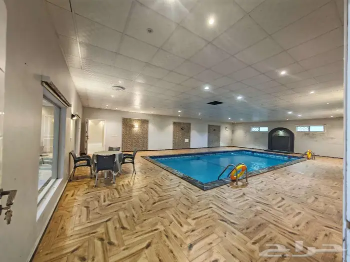 استراحة هابي نايت قسمين كبيره ومسبح كبير بسخان وملعب طايره 23