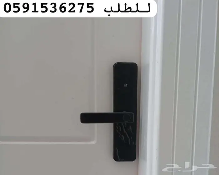 قفل باب ذكي للأبواب الخشب والحديد قفل الكتروني 2