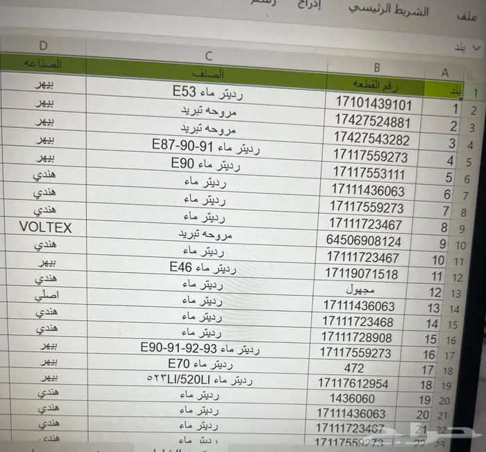 مجموعه قطع BMW لتواصل 00 3