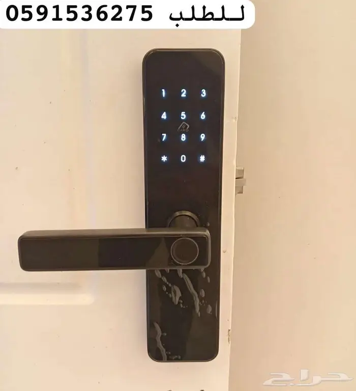قفل باب ذكي للأبواب الخشب والحديد قفل الكتروني 1