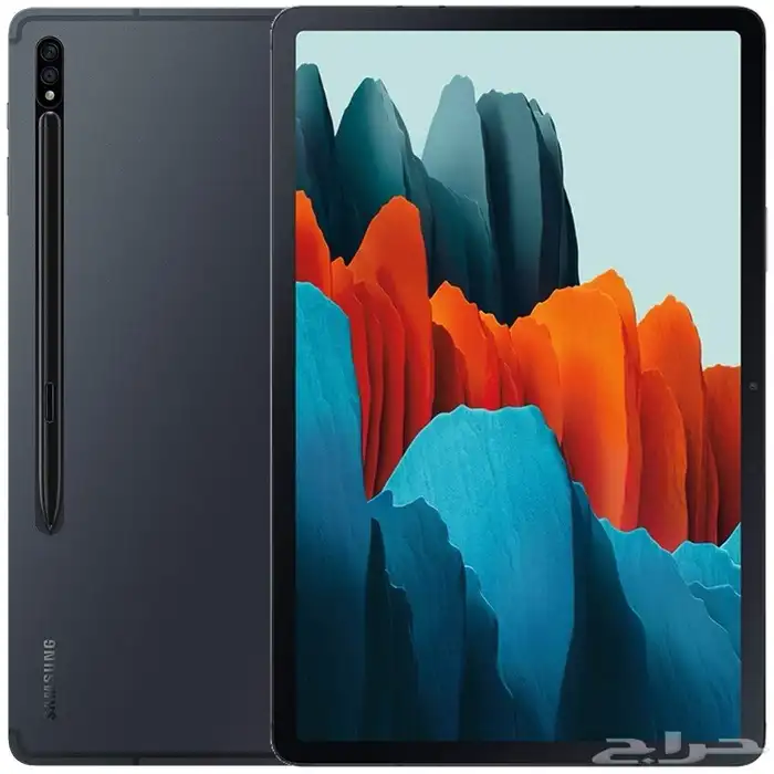 جهاز Galaxy Tab S7 - لون أزرق غامق - نظيف جد ا 0