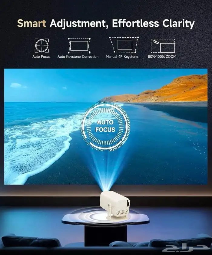 new office home indoor out door protable projector 5