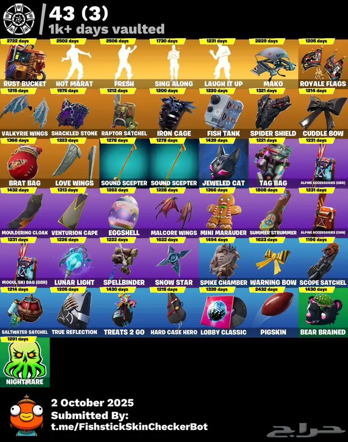 حساب فورت ناذر بنت الزومبي الورديه شيطون برفسور 0