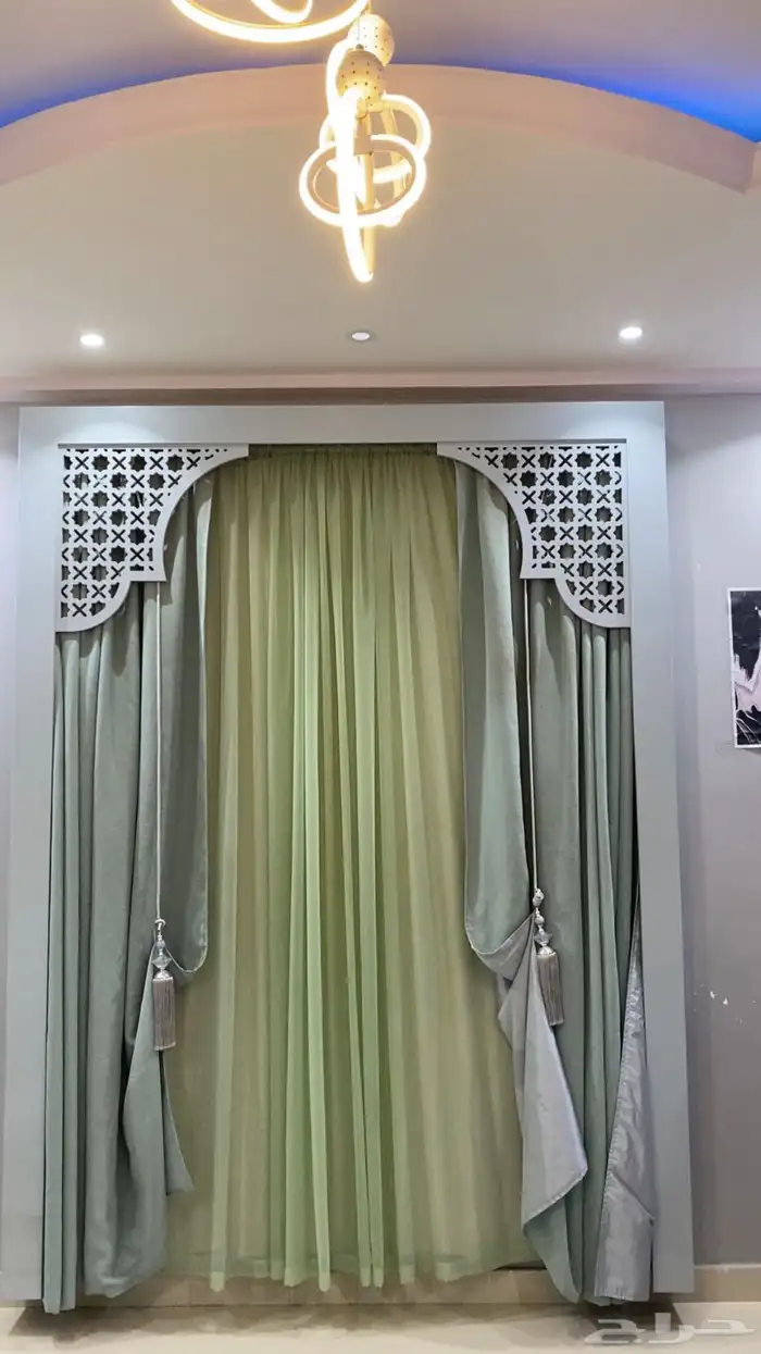 ستاره تفصيل ديكور خشب4قطع 0