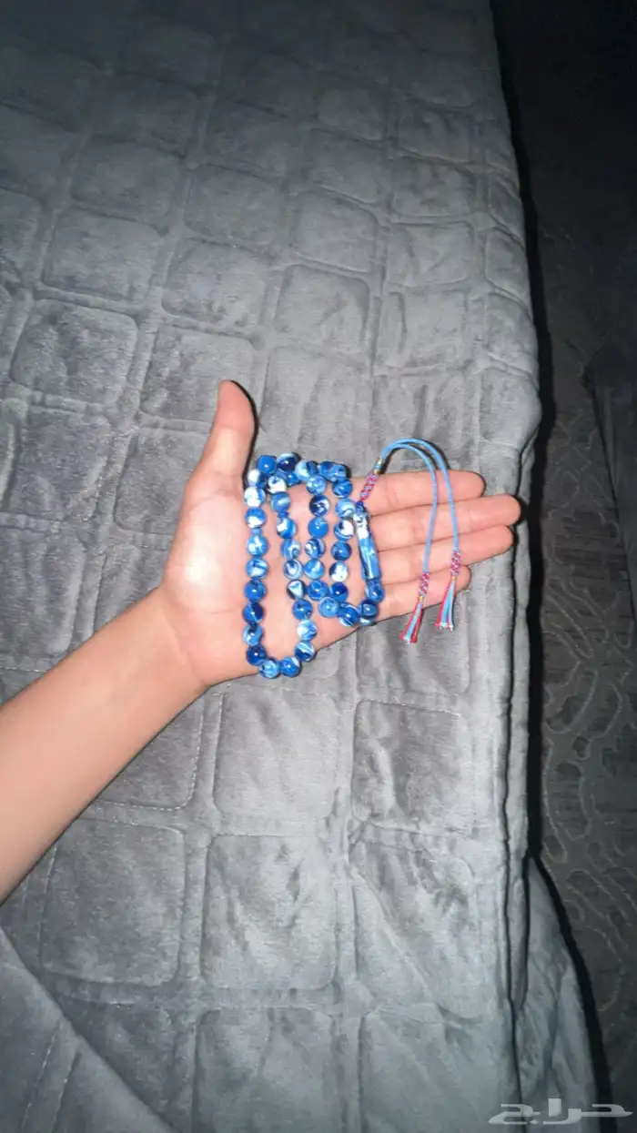 مسبحه بكلايت بلجيكي تفصال خراطه يدوي ضمان سنه لون بحري مموج 2