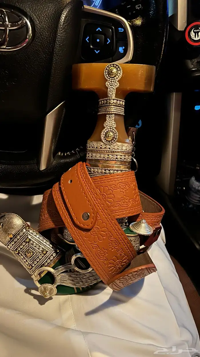 خنجر حك زراف معرق مقاس 5 1