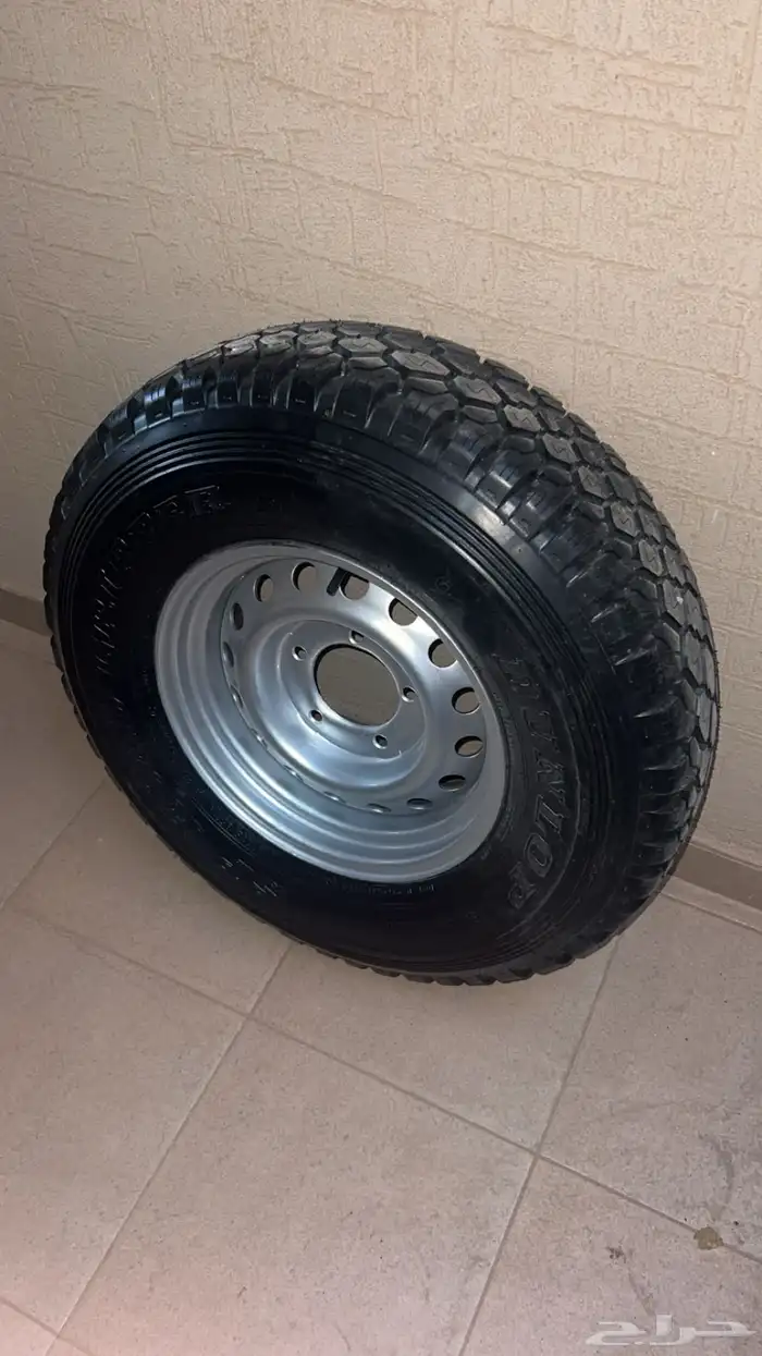 كفر دنلوب مضلع 16 وجنط هلل مبرز ماستخدم راكب سبير 0