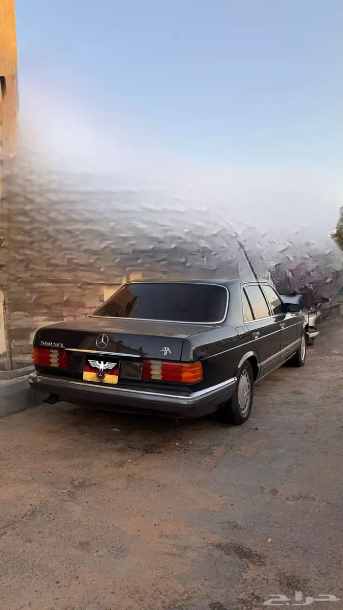 مرسيدس 560 SEL مديل 90اربع قزوز 1
