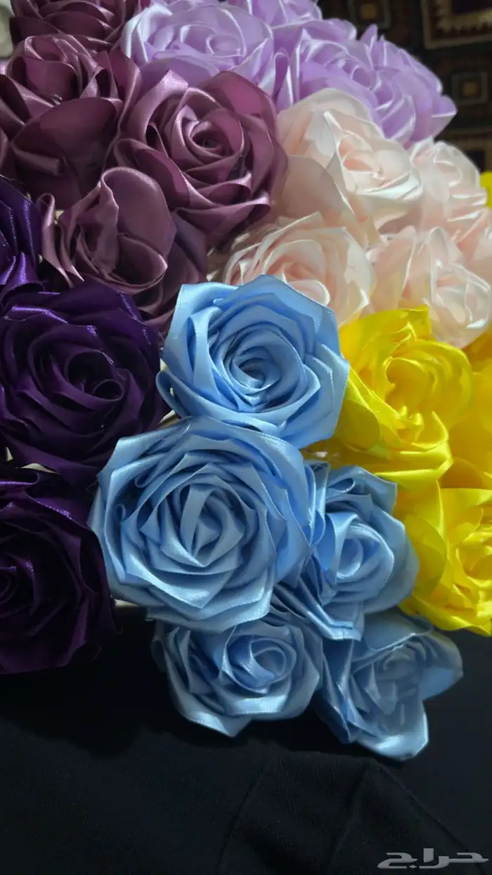 ورد صناعي عمل يد 6