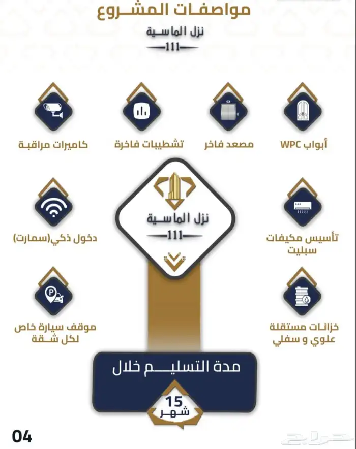 شقق تمليك ب كدي ب 295 مكونة من 3 غرف 7