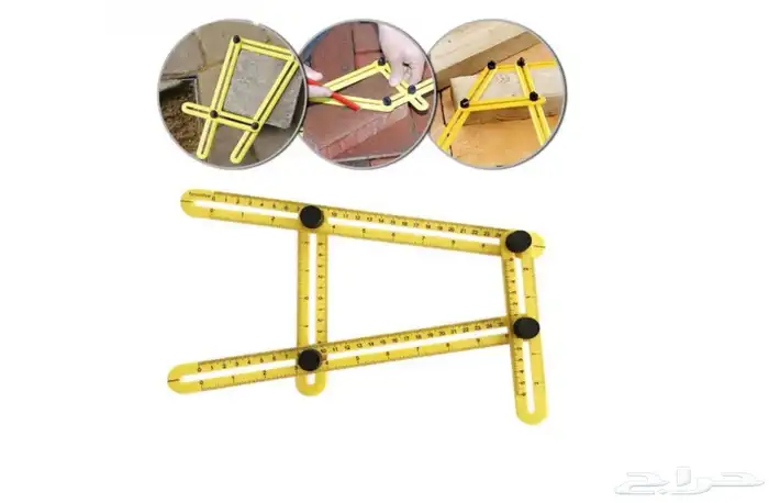مسطرة قياس متعددة الزوايا (قالب زاوية). 0