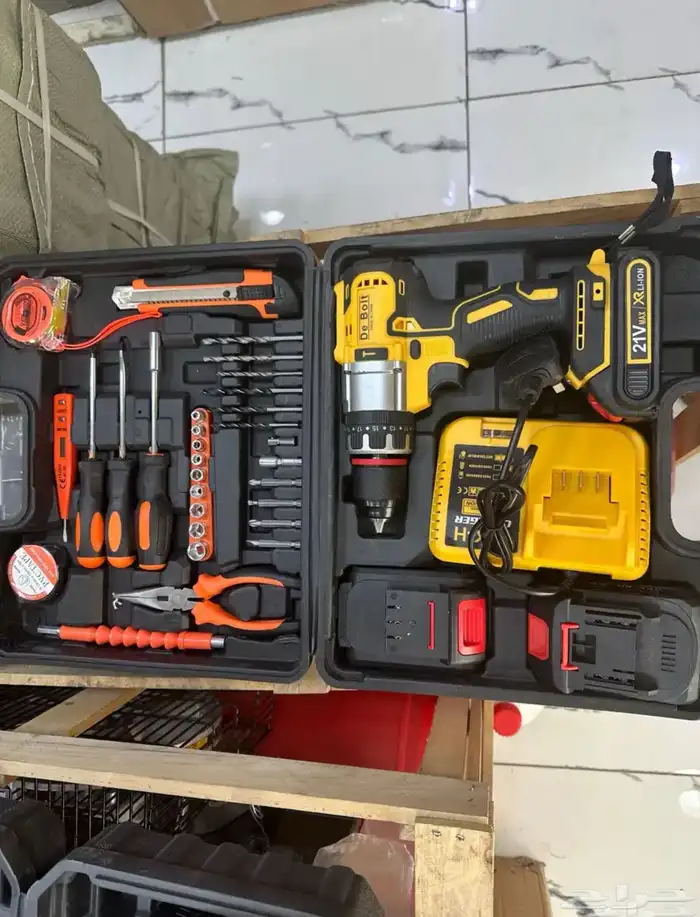 دريل 21 فولت شامل العده 0