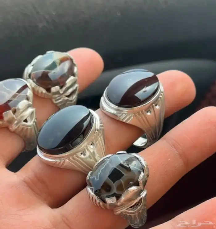 خواتم عقيق يمني 6