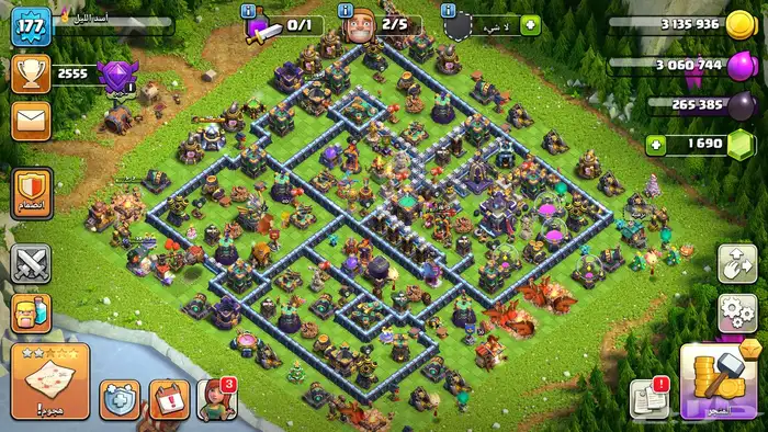 حساب كلاش اوف كلانس للبيع 0