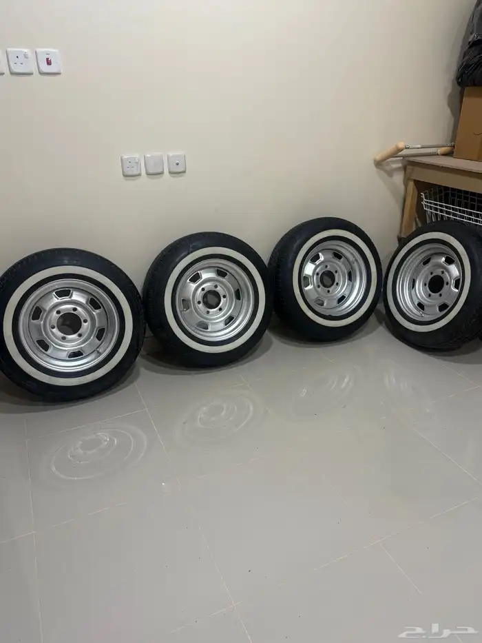 كفرات يوكوهاما مقاس 205  75  15 مع جنوط دايو 0