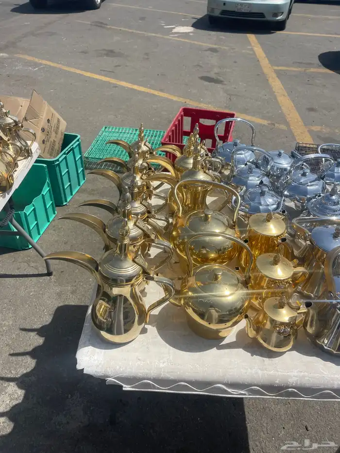 دلال براريد صحون قديمه مباخر قديم قدور نحاس وضغط 9