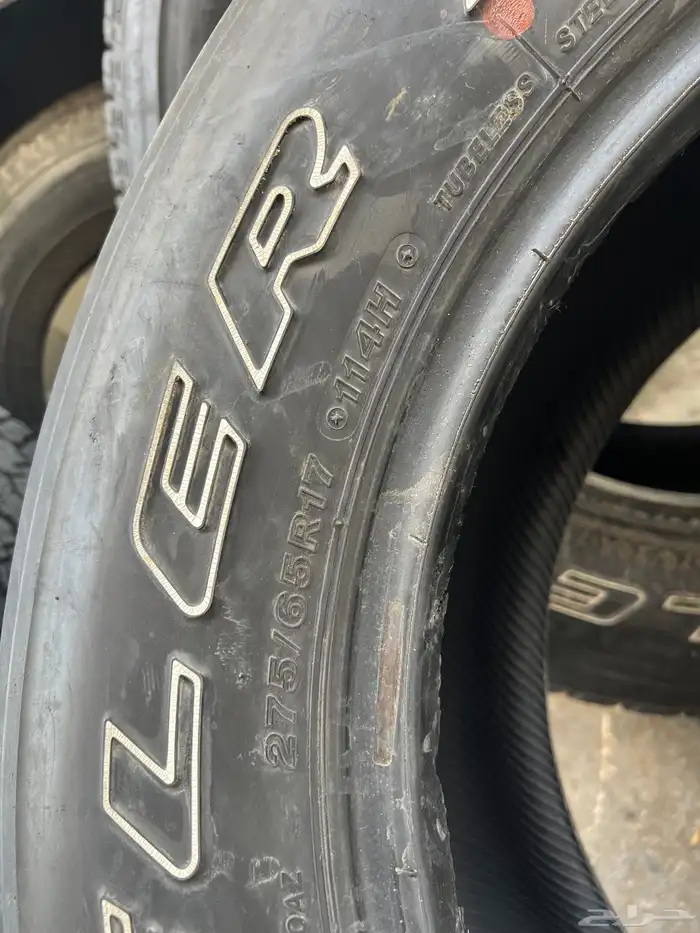 كفرات برجستون ياباني مقاس 275 65 17 7