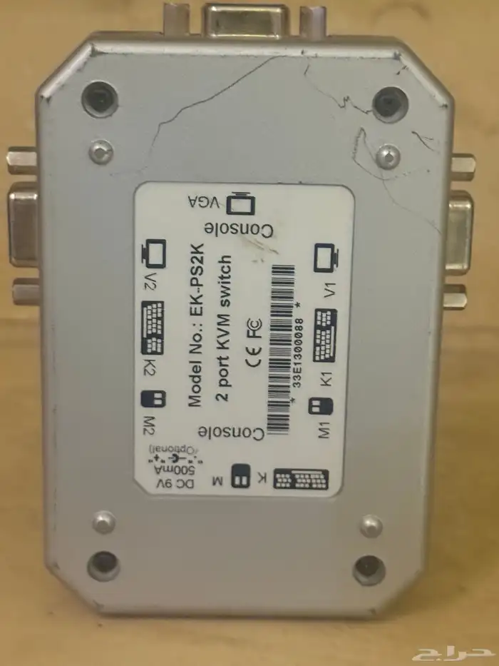 سويتش KVM PS 2 موديل EK-PS2K مستخدم بحالة ممتازة 4