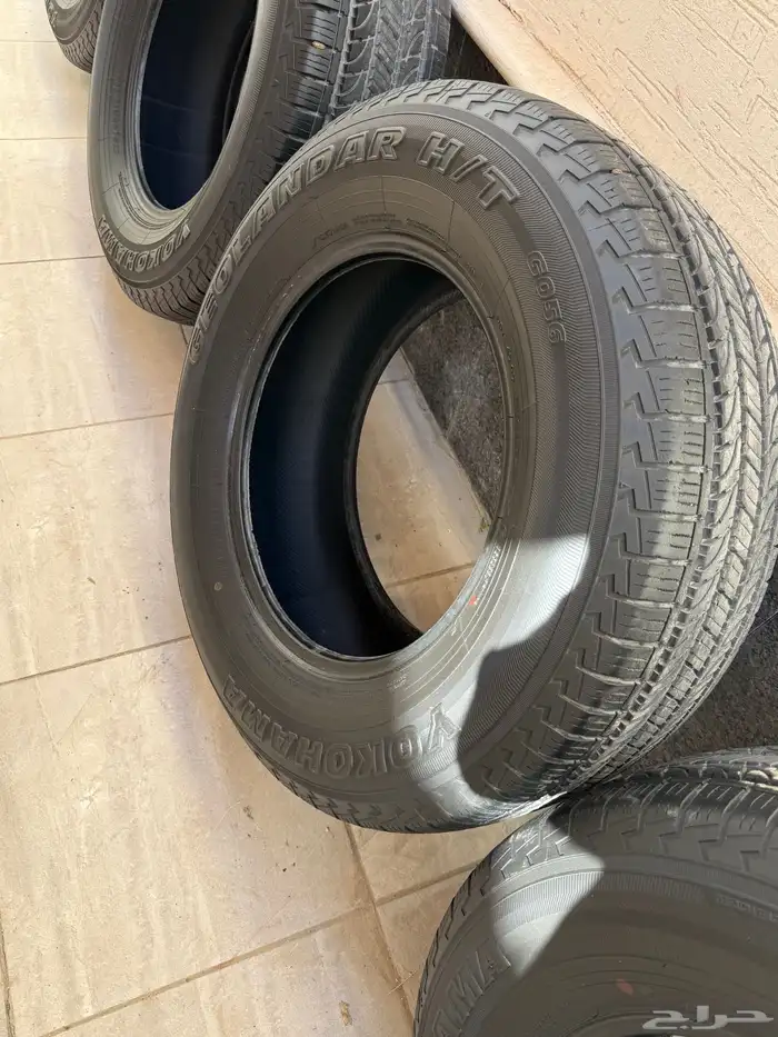 كفرات يوكوهاما مقاس 275 65 17 شبه جديده 3