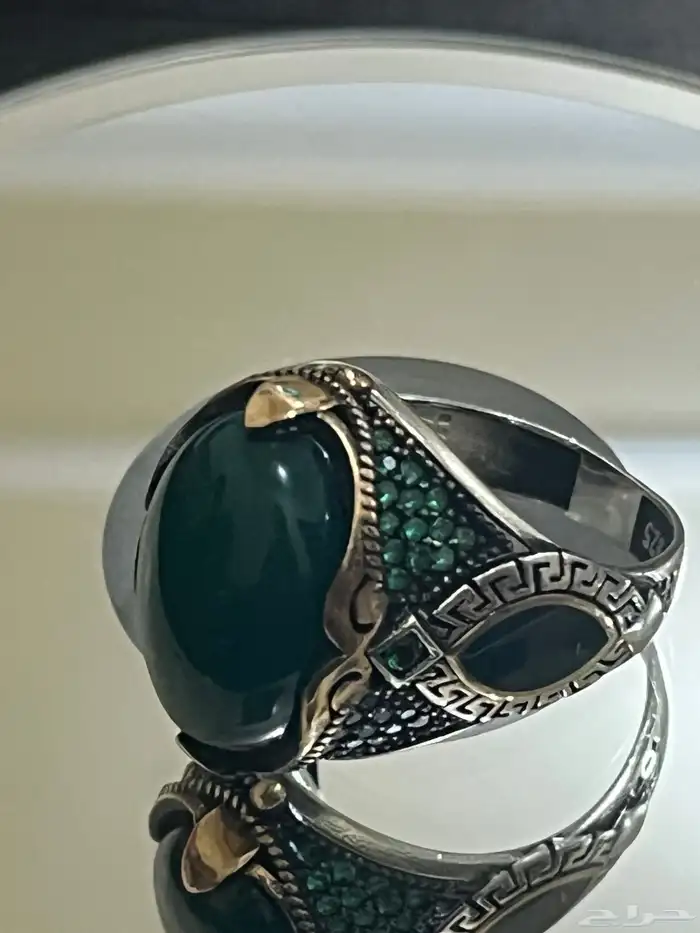 احجار كريمه طبيعي وفضه ايطالي عيار 925 9