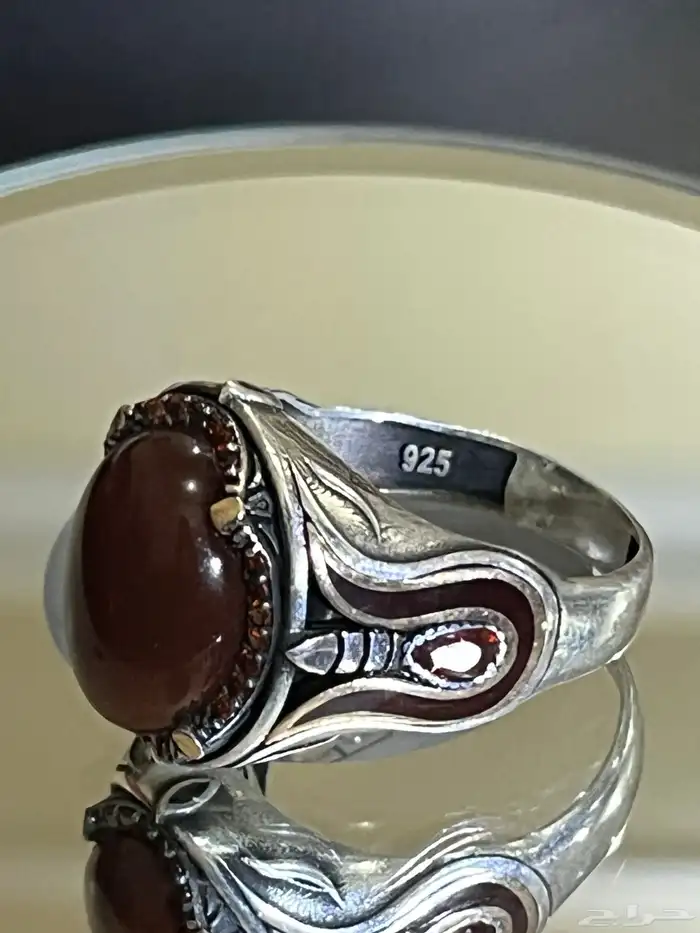 احجار كريمه طبيعي وفضه ايطالي عيار 925 4
