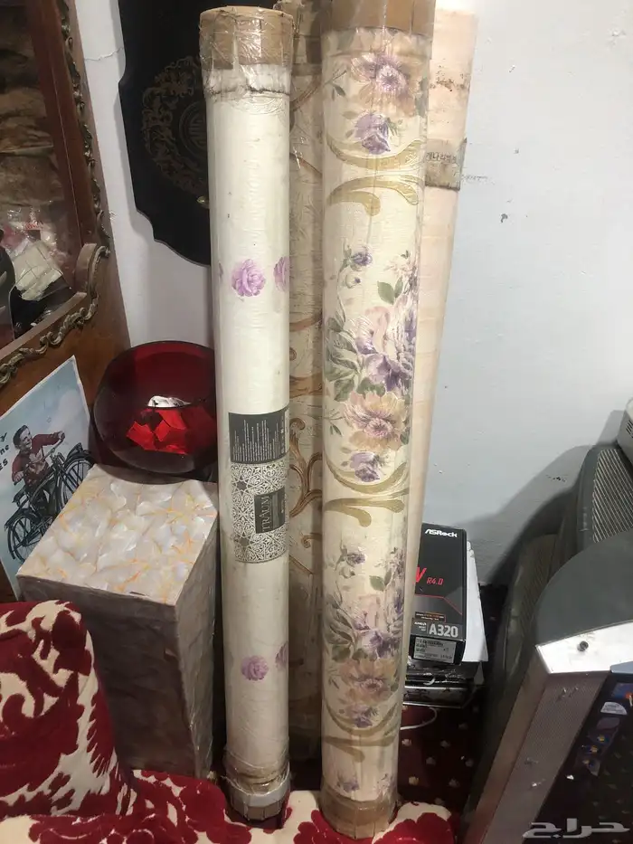 ورق جدران عدد اربع لفات الحجم الكبير 0