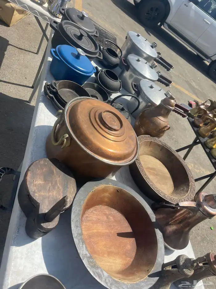 دلال براريد صحون قديمه مباخر قديم قدور نحاس وضغط 8