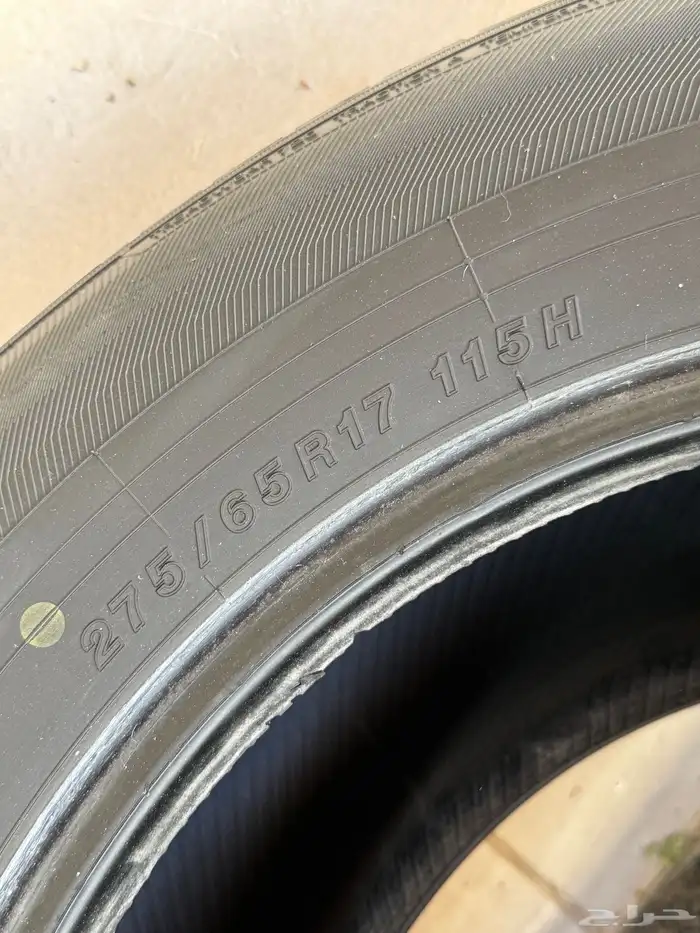 كفرات يوكوهاما مقاس 275 65 17 شبه جديده 10
