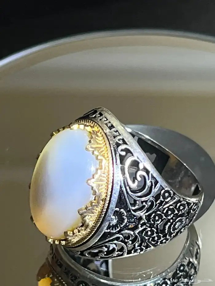 احجار كريمه طبيعي وفضه ايطالي عيار 925 1