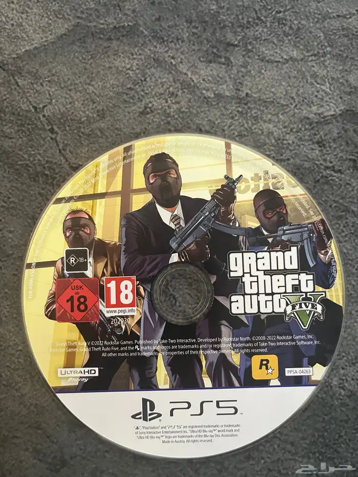 الشريط جراند حق سوني فايف 0