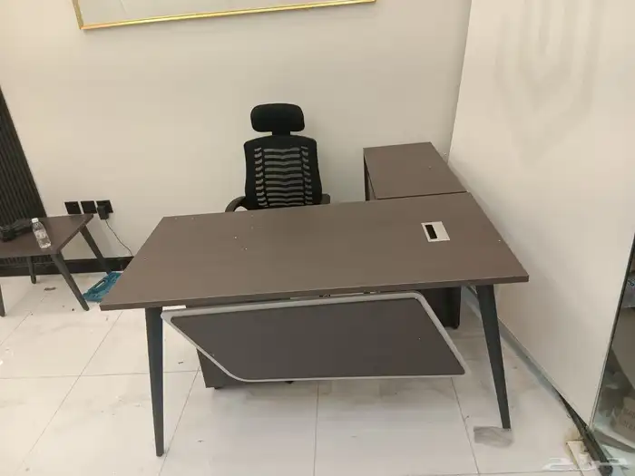 جديد مودرن اثاث المكتبي طقم مكتب مدير فخم مكاتب اداريه 0