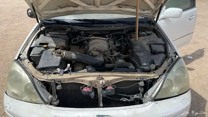 لكزس LS 430 سعودي الممشى 840 مرشوش من اسود ل ابيض 2