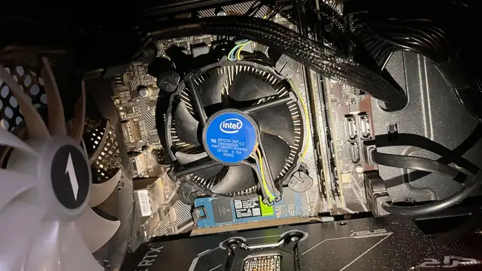 معالج i5-10400f مع مذر بورد H510M مع كيس 1st مع بور سبلاي 0