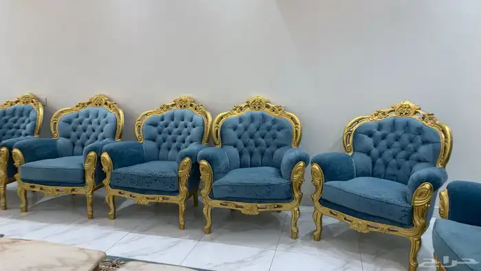 كنب مجلس رجال مع ستاره وثلاث طاولات 3