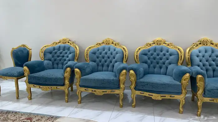 كنب مجلس رجال مع ستاره وثلاث طاولات 5