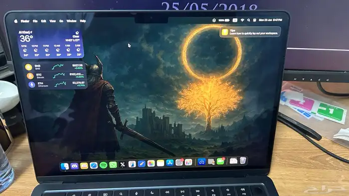 ماك بوك اير 2024 265GB بطارية 100 0