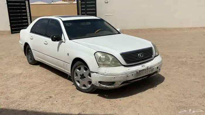 لكزس LS 430 سعودي الممشى 840 مرشوش من اسود ل ابيض 6