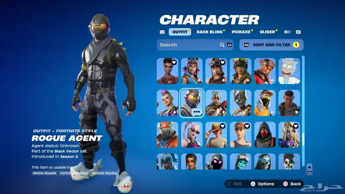 حساب فورت نايت نادر بنت ديسكو وسكنات مشاهير 6