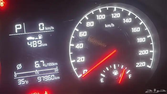 هيونداي اكسنت 2022 اللون رمادي عداد 98 الف 13