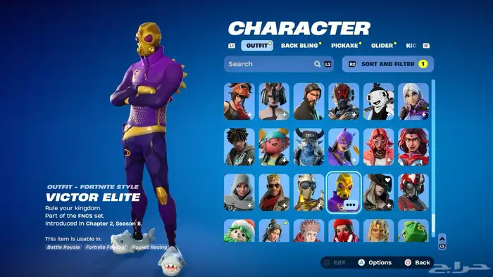 حساب فورت نايت نادر بنت ديسكو وسكنات مشاهير 7